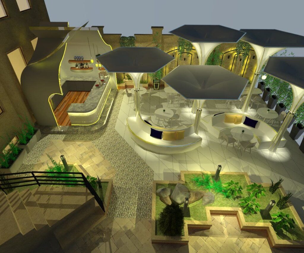 عناصر محوطه ویلا | طراحی و اجرای محوطه ویلا با عمران ویلا